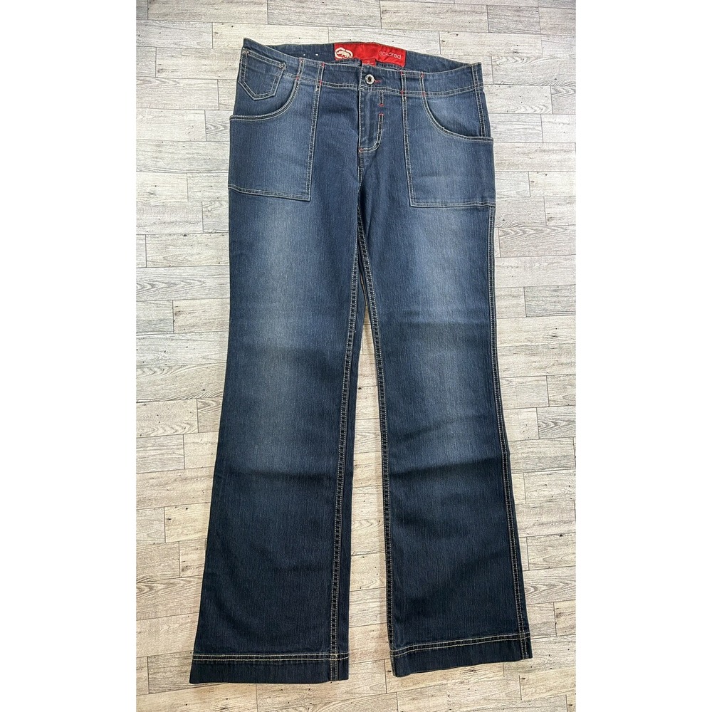 Ecko Red Women's Classic Low‎ Waist Boot Cut Denim Jeans 13